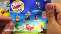 Супер Марио Новые Игрушки Хэппи Мил МакДональдс new Super Mario toys Unboxing Happy Meal McDonalds
