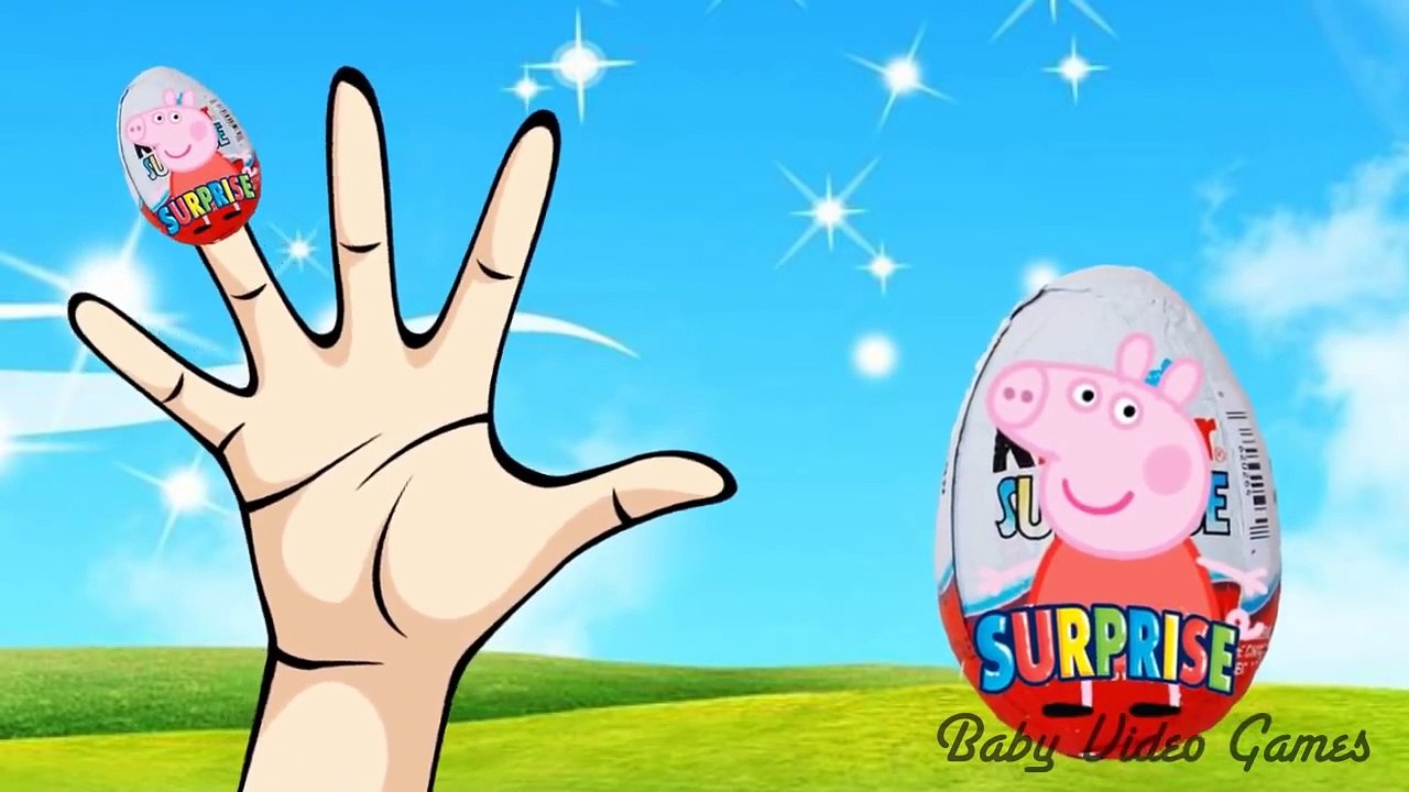 Peppa Pig Finger Family Nursery Rhymes 3D Animation Peppa Pig Songs for Kids
