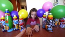 Learn Numbers 1-10 for toddlers with surprise drinks ! Numbers Counting to 10 with Balloons