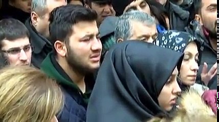 Şehit polis Numan Şerif Datlı'nın naaşı helallik için son kez evine getirildi