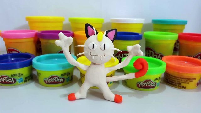 Play Doh Pokemon * Pokemon Meowth Play Doh - How To Make A Play Doh Pokemon