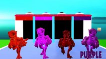 Learn 3D Colors for Children - Funny Cartoons Little Dinosaurs & Teach Colours for Little Baby