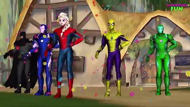 3D Animation Dinosaur Spiderman Hulk Finger Family | Dinosaur Superheroes Nursery Rhymes Collection