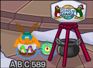 Online Games-How to donate to Coins for Change in Club Penguin