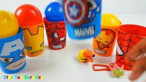 Superhero Surprise Cups Spiderman Ironman Captain America Disney Toys Spongebob Toys For Kids