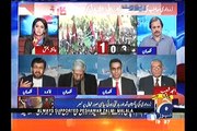 Funny exchange of words between Saleem Safi & Ayesha Baksh over PPP's related question