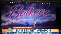 Maddie Ziegler Interview at Today Show - About Being In Sia's Music Video -Chandelier