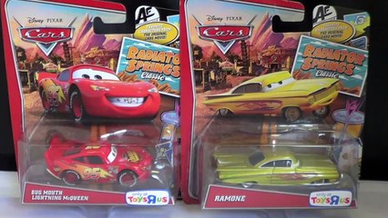 new Radiator Springs Classic Bug Mouth Lightning McQueen and Ramone Toys R Us Diecast Cars