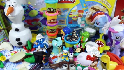 PLAY DOH !! Surprise Eggs Sofia the frist Frozen olaf & Minions kinder surprise eggs