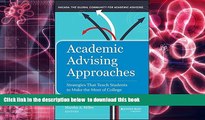 FREE [DOWNLOAD]  Academic Advising Approaches: Strategies That Teach Students to Make the Most of