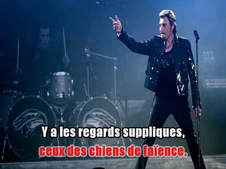 Johnny Hallyday - Le regard des autres KARAOKE / INSTRUMENTAL