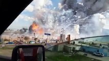 Une gigantesque explosion sur un marché de feux d artifice au Mexique