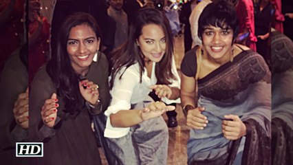 Sonakshi Sinha learns to wrestle from the Phogat sisters