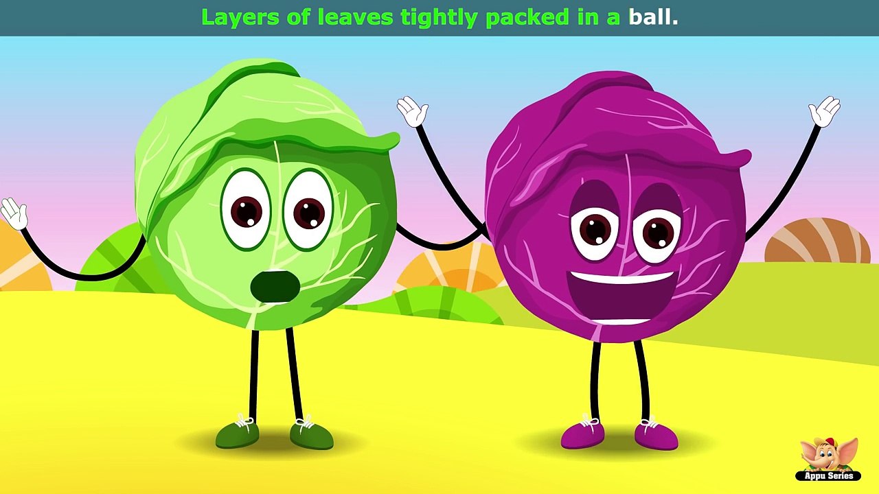 Cabbage - Vegetable Rhyme