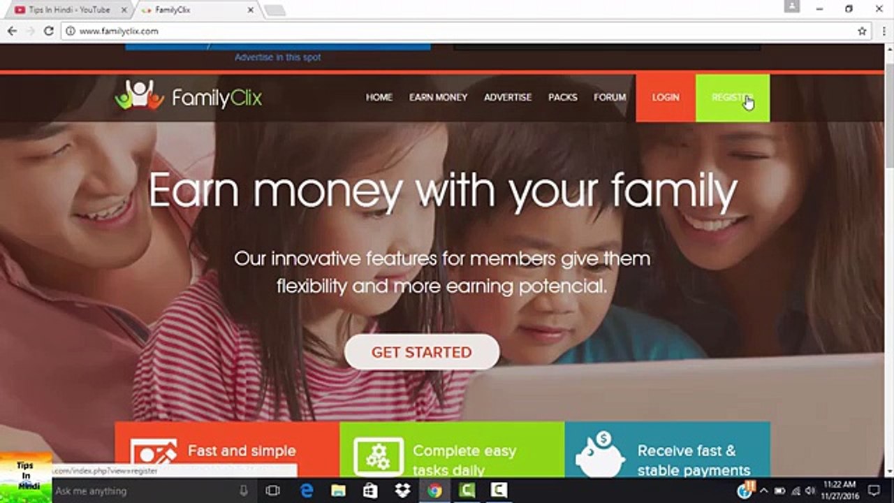 Earn Rs250 To Rs300($4 To $5) Per Day From Familyclix Very Easily(1)