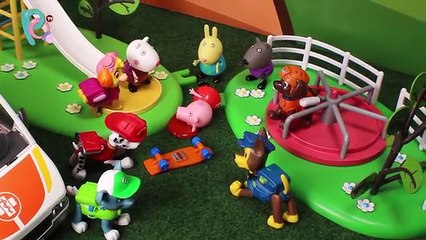 Peppa Pig Juguetes en Español  La Patrulla Canina rescata a Peppa (parte 1) ᴴᴰ ❤️