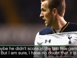 Download Video: Pochettino not worried by Kane's recent form