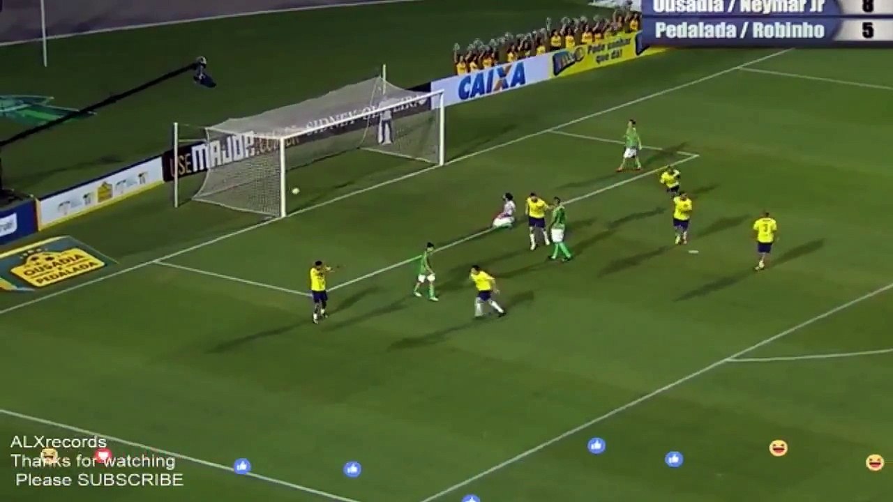 Goal Neymar vs Robinho 9-5 (Ousadia x Pedalada) 2016 HD