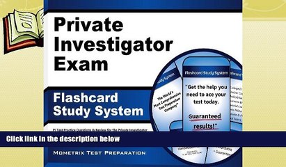 Audiobook  Private Investigator Exam Flashcard Study System: PI Test Practice Questions   Review