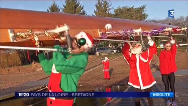 Sortie de Noël 2016 : Reportage AVIRON 85 France 3 Pays de la Loire