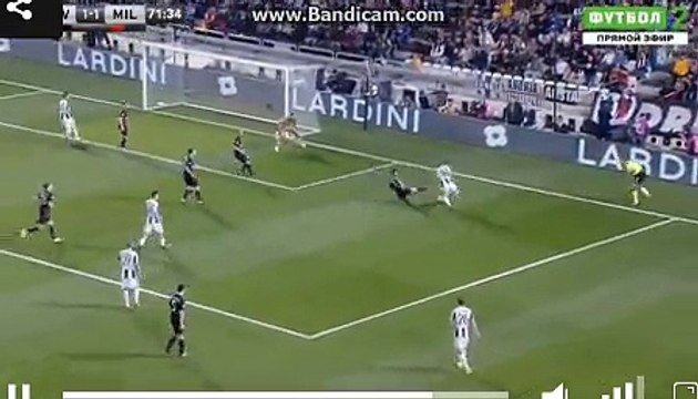 Higuain Great Chance HD - Juventus vs AC Milan 1-1 22 12 2016 HD