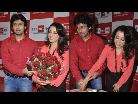 Sonu Nigam And Wife RJ Madhurima Celebrate Valentines Day at Big FM