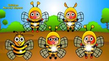 The Finger Family Honey Bee Family Nursery Rhymes | Honey Bee Finger Family Songs