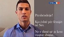Ronaldo përlot botën me mesazhin për fëmijët në Aleppo (VIDEO)