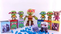 DIY Cubeez TMNT Teenage Mutant Ninja Turtles Play Doh Dippin Dots Surprise Eggs Learn Colors Review