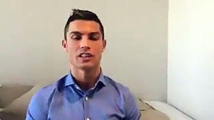 Cristiano Ronaldo directed a message to the children of Syria