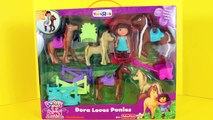 Dora The Explorer Play Doh Pony Makeover Dora Loves Ponies Play-Doh Flowers DisneyCarToys