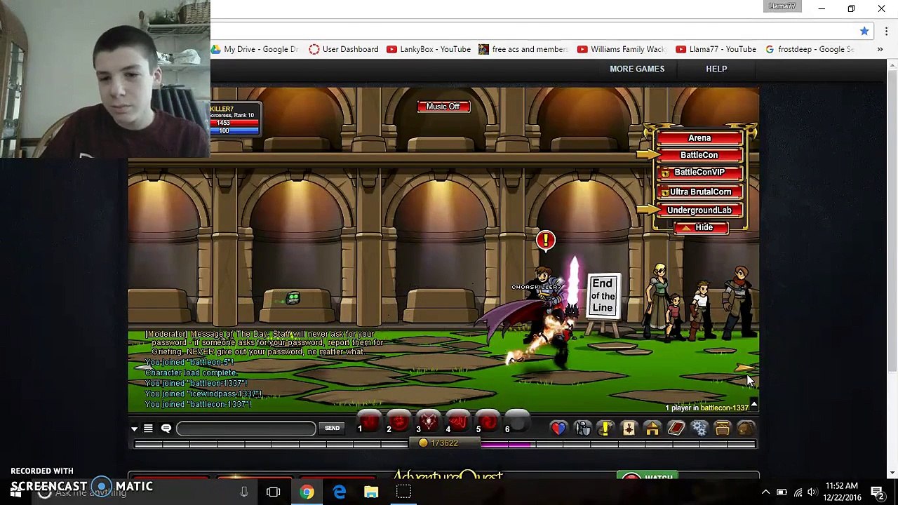 How to get basic starter class and some sweet weapons in AQW