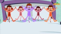 Five Little Monkeys - Children Nursery Rhymes I Kindergarten Songs I Rhyme I Toddler I Kids Song