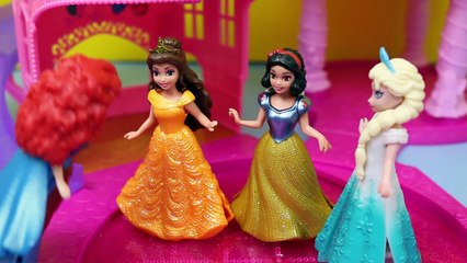 Disney Princess Magic Clip Dolls Glitter Glider Wedding Frozen Elsa, Rapunzel, Ariel DisneyCarToys