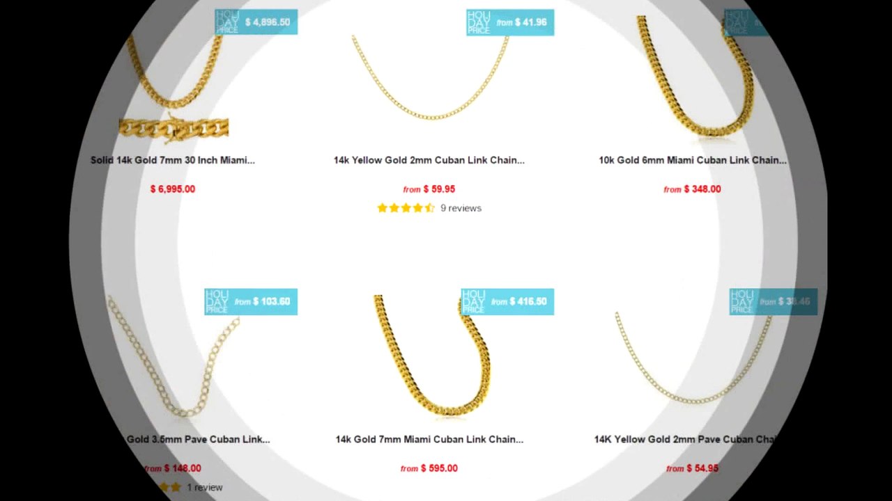 Real Gold Cuban Link Chain - The Ultimate Collection