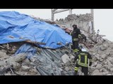 Amatrice (RI) - Terremoto, posa telo protettivo (21.12.16)