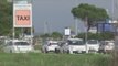Aeroporto Fiumicino (RM) - Operazione contro tassisti abusivi (20.12.16)