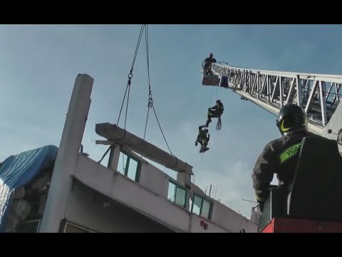 Norcia (PG) - Terremoto, messa in sicurezza archivio comunale (20.12.16)