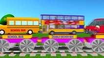 Train Carrying Transport Vehicles | Learning Transport Vehicles Names For Children | Fire Truck Etc
