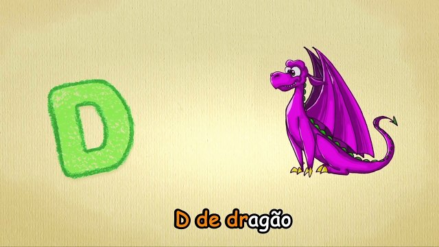 Alfabeto para crianças - D-Canção - O Alfabeto em português - canções infantis | Portuguese D-Song