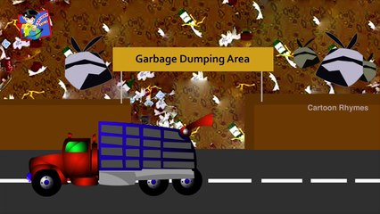 Garbage Truck | Truck And Car Washing | Animated Show For Kids | Cartoon Rhymes