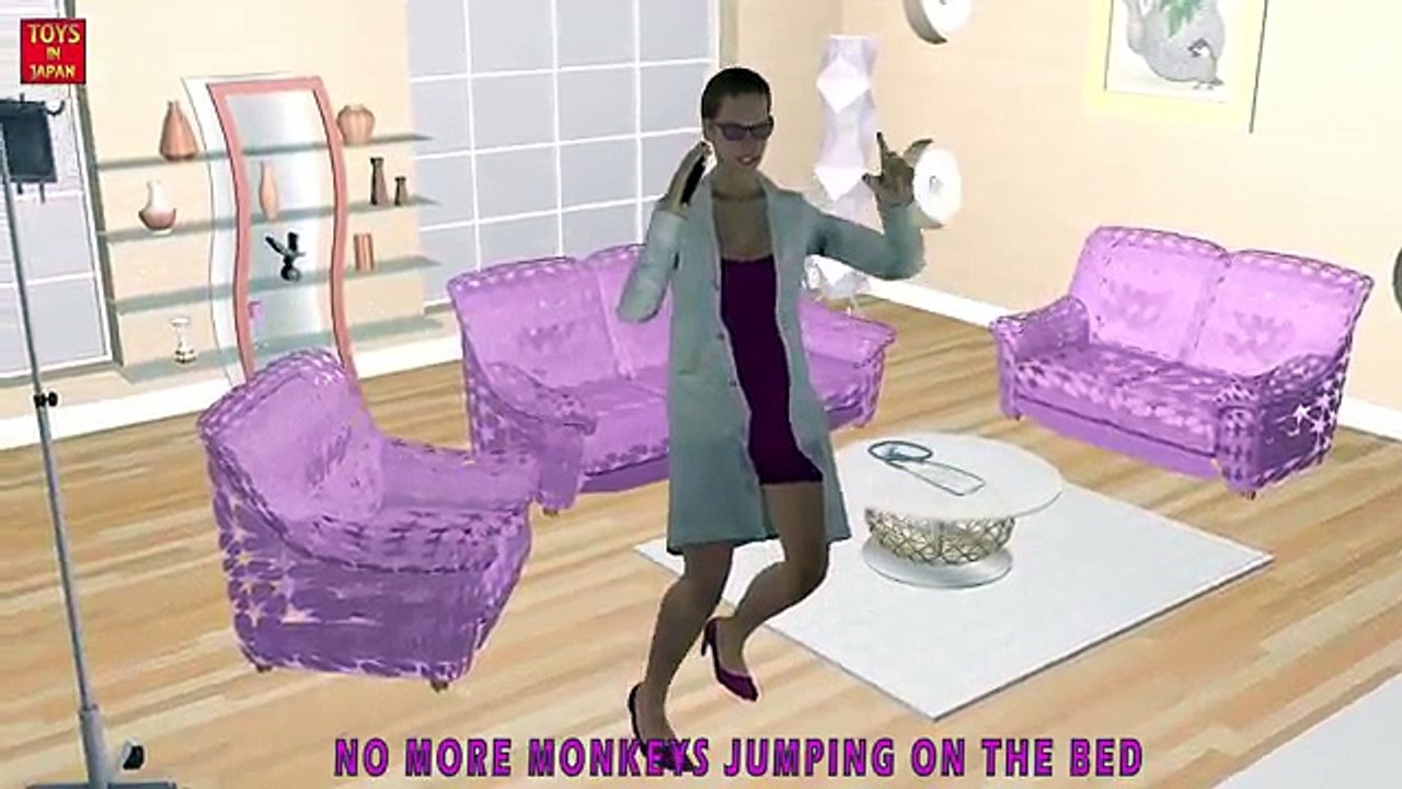 5 Little SPONGEBOB Jumping On The Bed | Nursery Rhymes for Children | 3D Animation