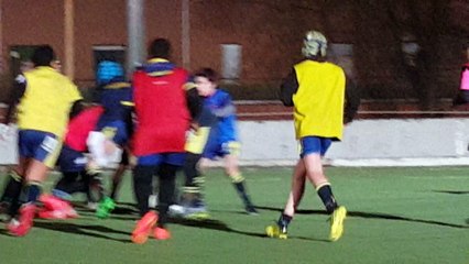RUGBY MATT fev 2016 U14  ENTRAINEMENT