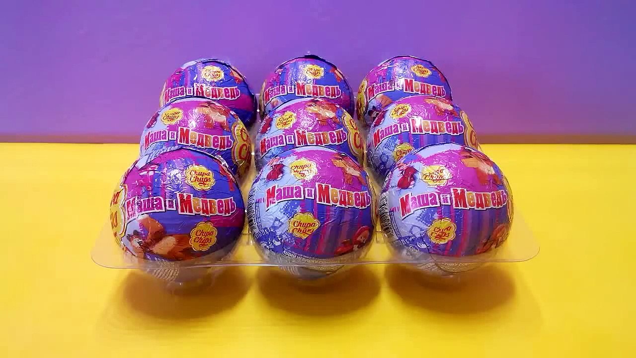 Маша и Медведь 9 Surprise Eggs! Masha i Medved Masha and the Bear Surprise! сюрприз Маша