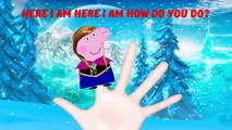 Peppa Pig Frozen 2 Finger Family | Nursery Rhymes Lyrics | Costumes Party