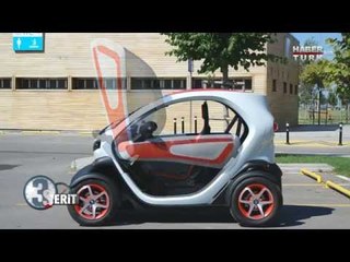 Renault Twizy Test Sürüşü ve Teknik Bilgiler 3 Şerit'te