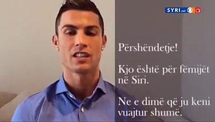 Mesazhi i Ronaldos per femijet e Alepos