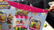 Shopkins Kinstruction Building Block Toys, Fruit & Veggie Stand Speed Build by FamilyToyReview