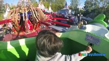 DisneyLand Trip Family Fun Amusement Park for Kids Disney Rides Ryan ToysReview