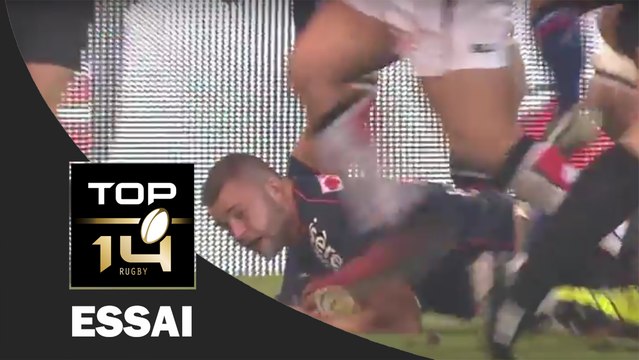 TOP 14 - Essai Loick JAMMES (FCG) – Grenoble-Toulouse – J14 – Saison 2016-2017